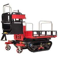 Electric Motor Driven Self Propelled Chain Harvesting Picking Lift Platform / Lifting / Truck